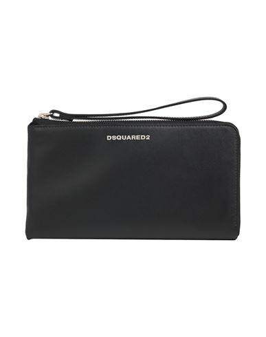 Dsquared2 Woman Wallet Black Calfskin Cover