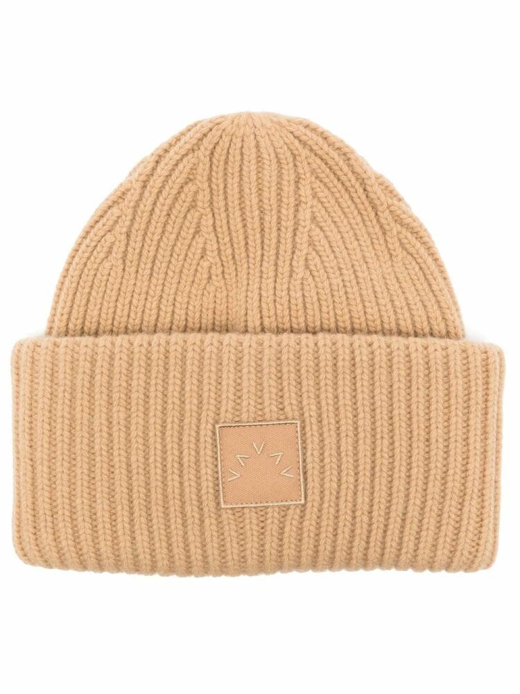 Varley Cresta logo-patch beanie - Brown Cover