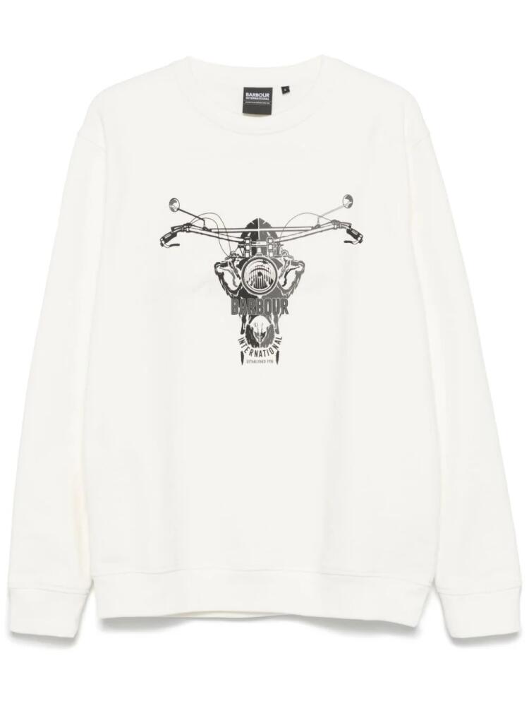 Barbour Vallis sweatshirt - White Cover