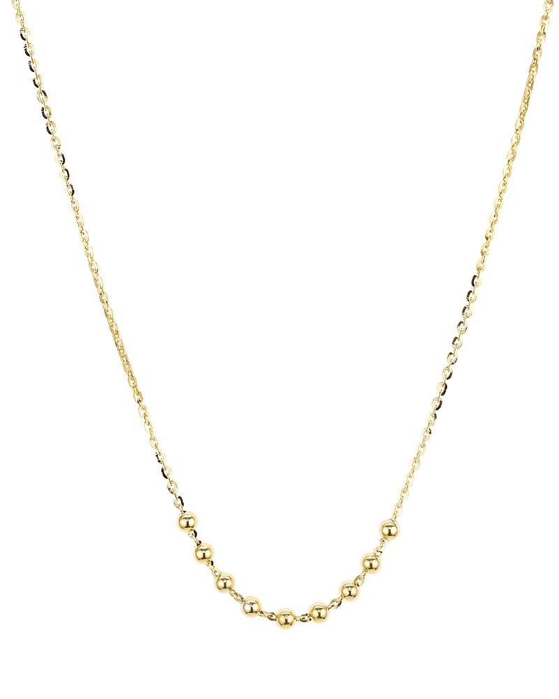 Argento Vivo Beaded Chain Necklace in 14K Gold-Plated Sterling Silver, 16 Cover