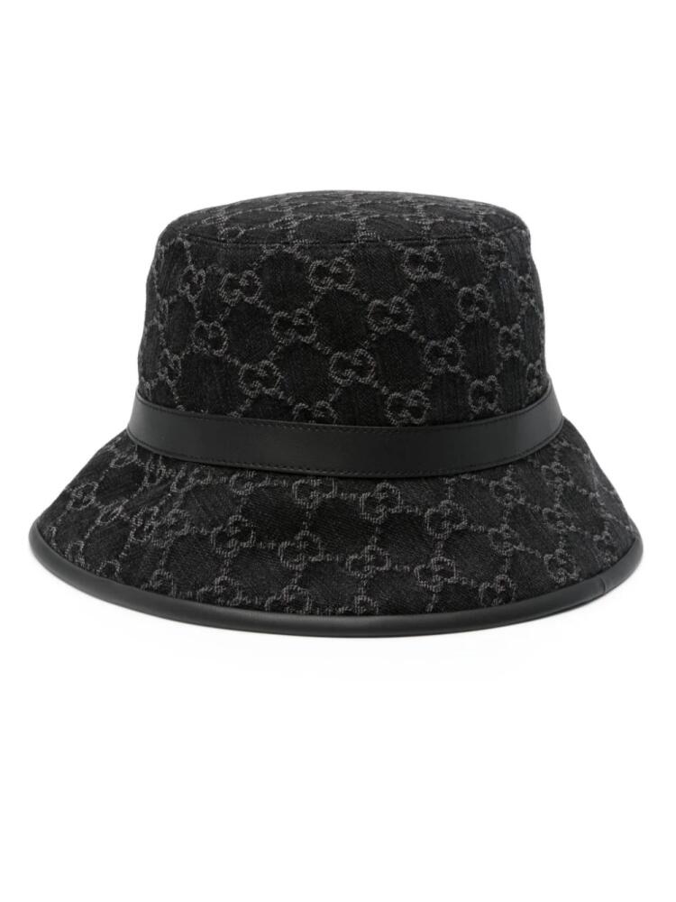 Gucci GG denim bucket hat - Black Cover