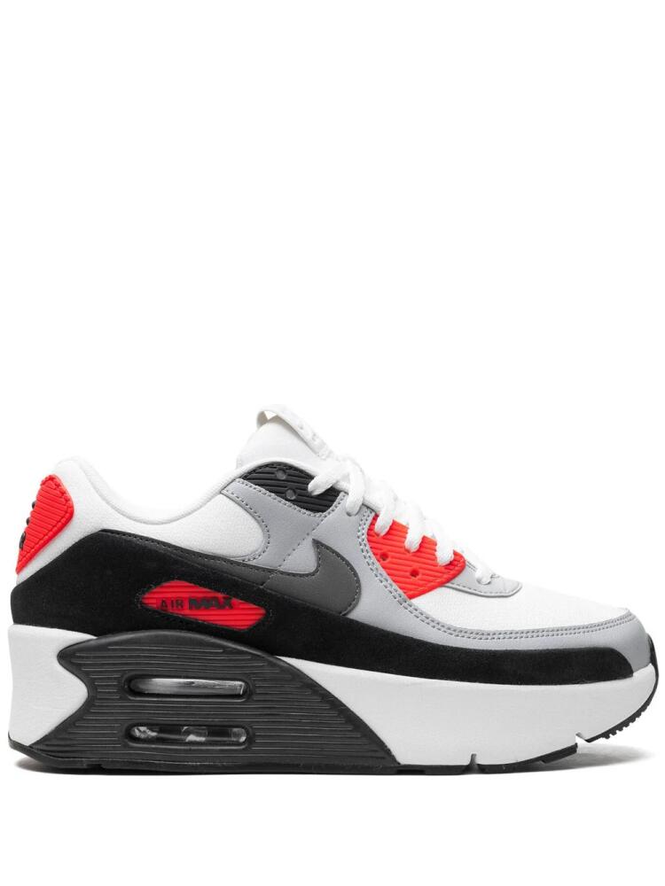 Nike Air Max 90 LV8 "Infrared" sneakers - Grey Cover