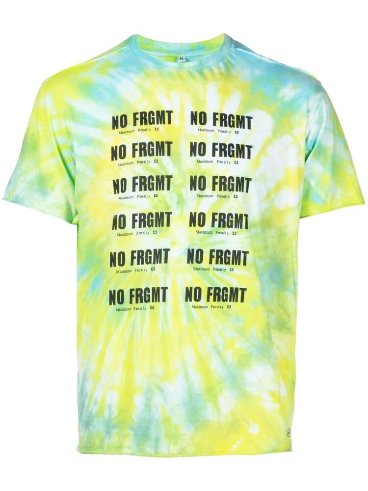 Stain Shade x Hiroshi Fujiwara tie-dye print T-shirt - Green Cover