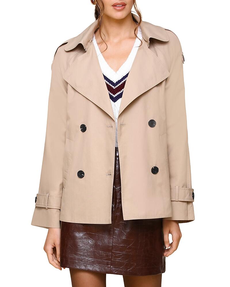 Avec Les Filles Cropped Trench Coat Cover