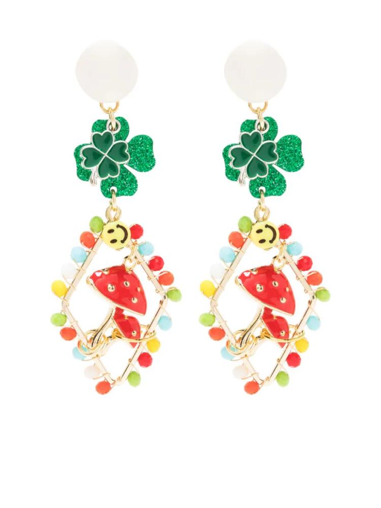 Amir Slama bead-embellished earrings - Multicolour Cover