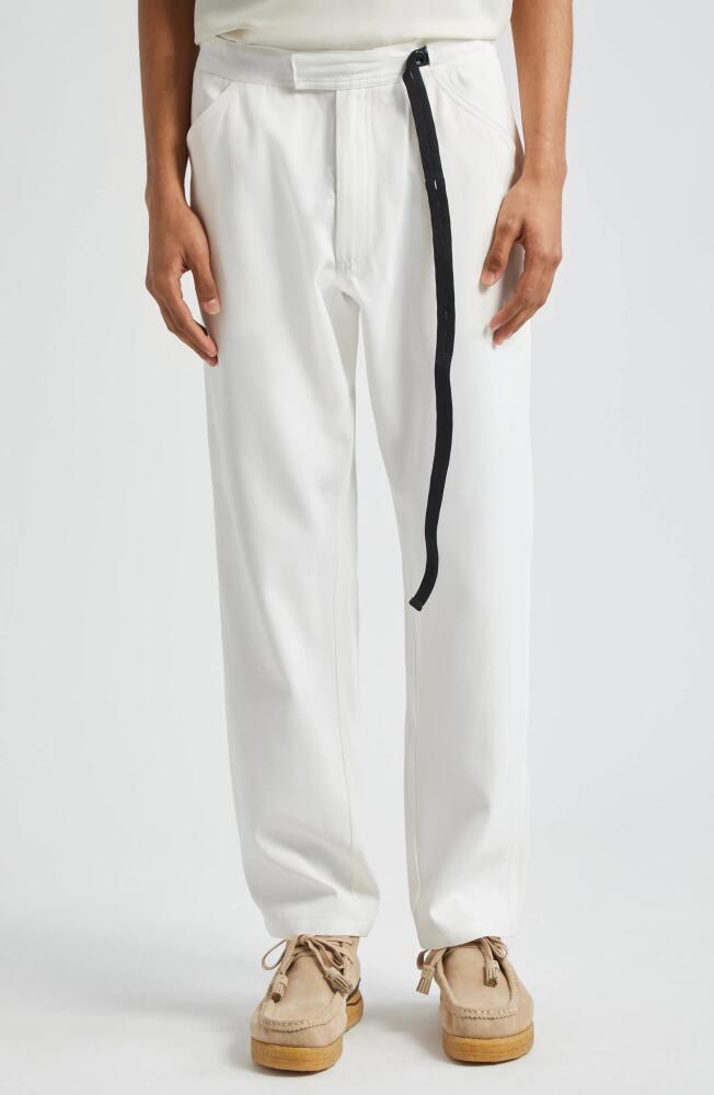 4SDesigns Steve Drawstring Waist Pants in Off White Cover