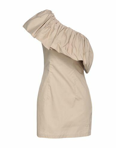 Vicolo Woman Mini dress Beige Cotton Cover