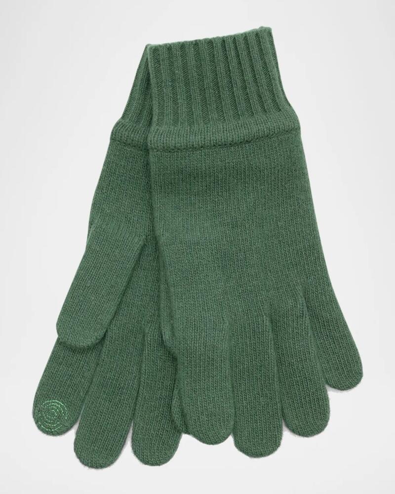 Portolano Men's Cashmere Knit Smartphone-Touch Gloves Cover