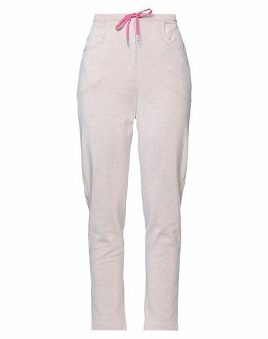 Brand Unique Woman Pants Light pink Cotton, Viscose, Polyester, Polyamide Cover