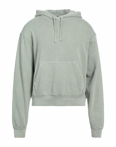 John Elliott Man Sweatshirt Sage green Cotton Cover