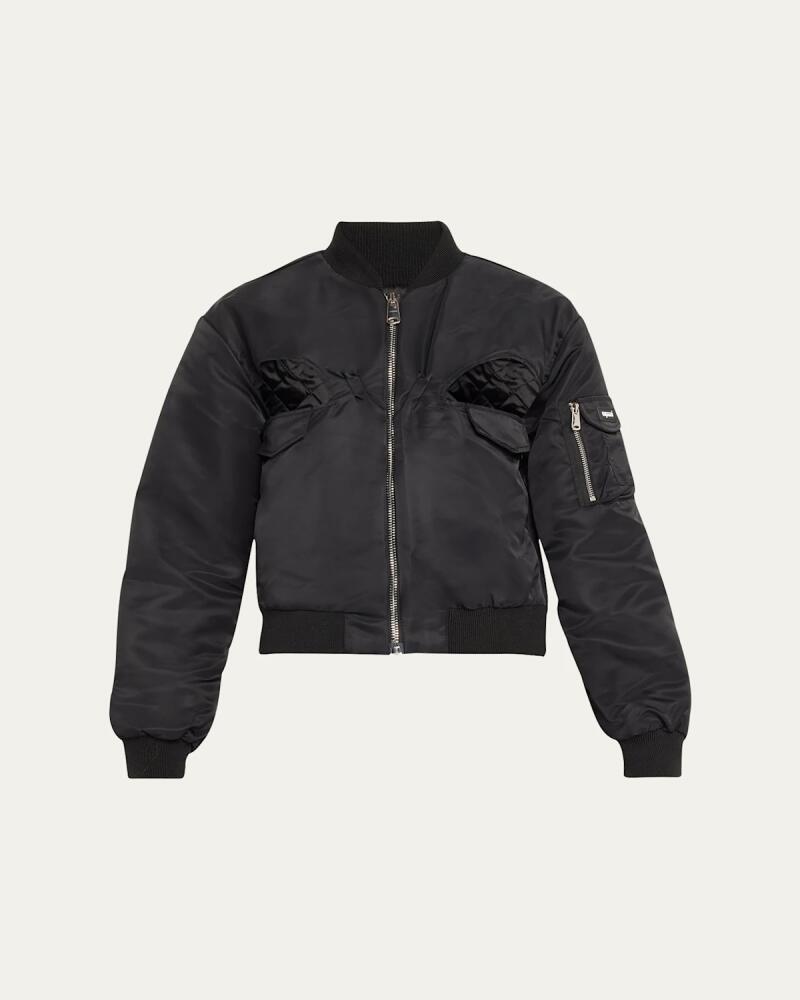 Coperni Cuout Twisted Bomber Jacket Cover