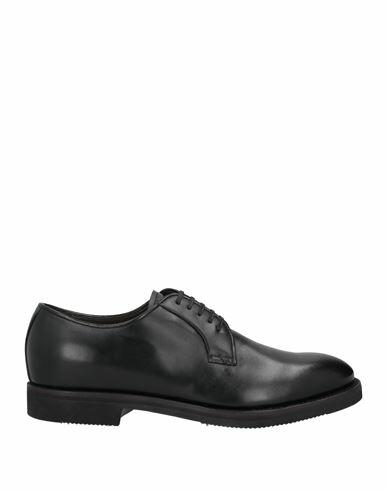 Barrett Man Lace-up shoes Black Calfskin Cover