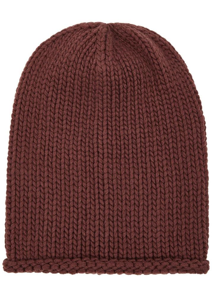 Inverni Slouchy Cashmere Beanie - Burgundy Cover