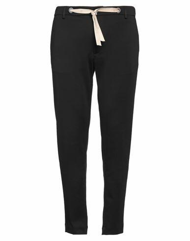 Squad² Man Pants Black Polyester, Viscose, Elastane Cover