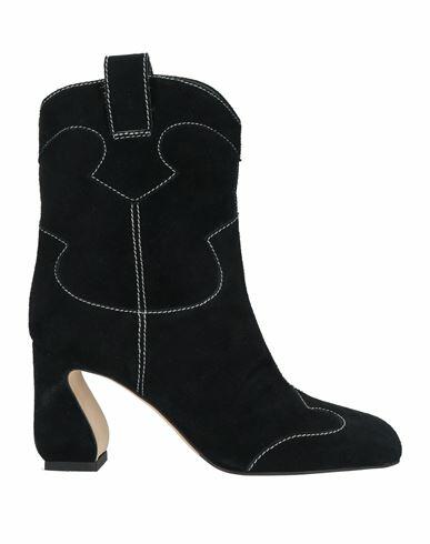 Si Rossi By Sergio Rossi Woman Ankle boots Black Leather Cover