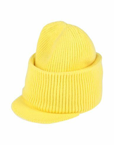 Laneus Man Hat Yellow Virgin Wool Cover