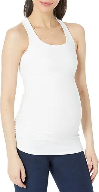 Beyond Yoga Spacedye Maternity Racerback Cami (Cloud White) Women's Sleeveless Cover