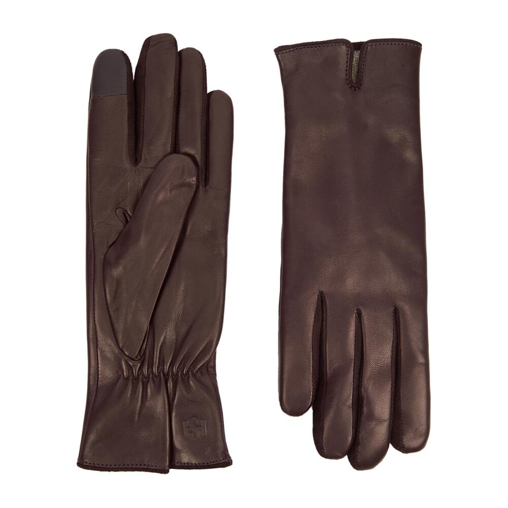 Handsome Stockholm Essentials Leather Gloves - Burgundy Cover