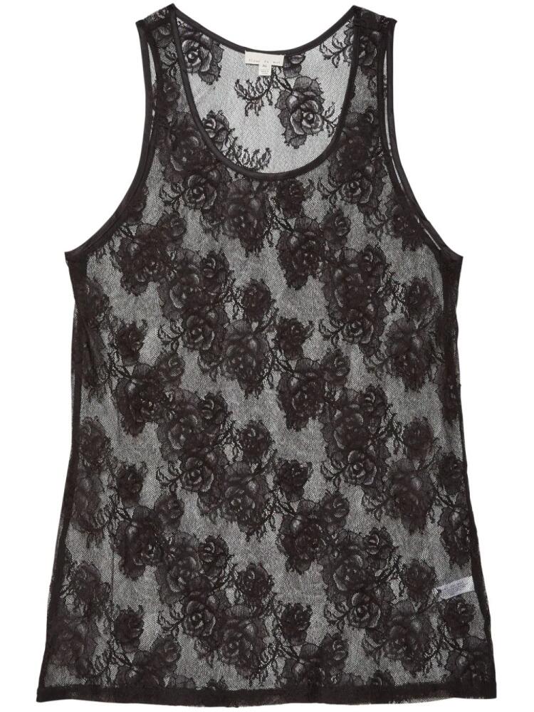 Fleur Du Mal Bouquet lace tank top - Black Cover