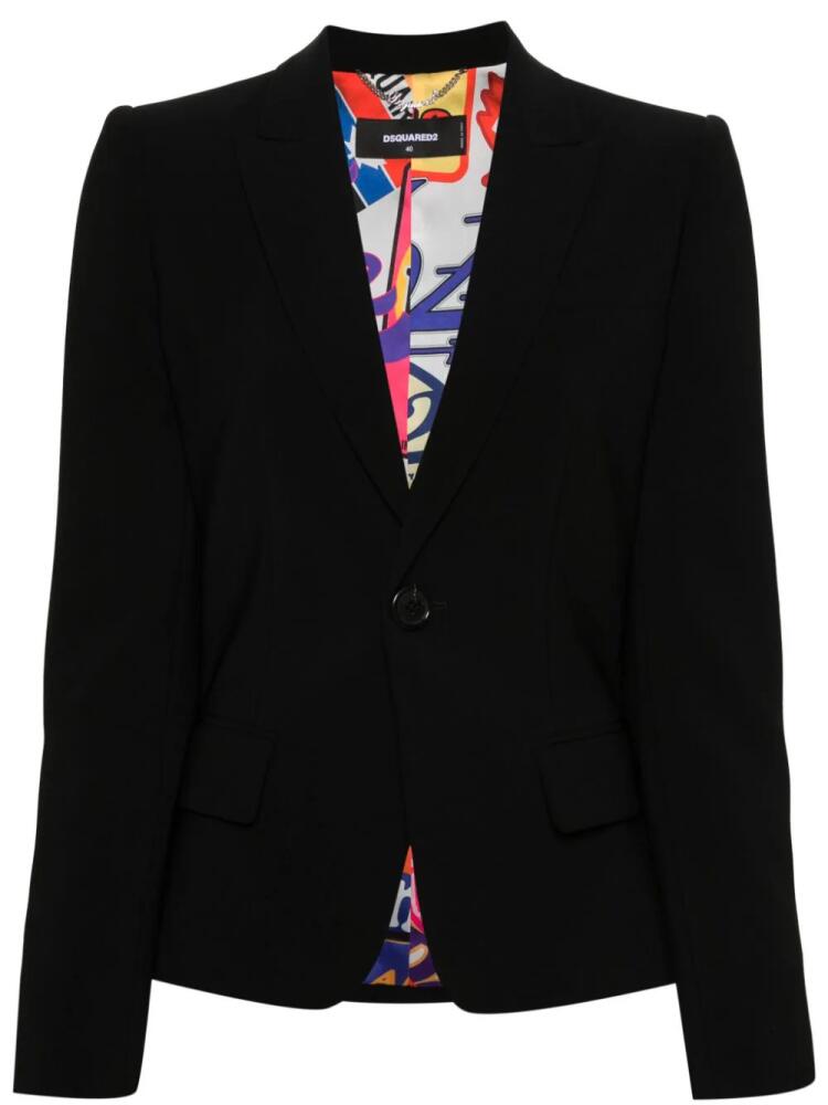 DSQUARED2 24/7 single-breasted blazer - Black Cover