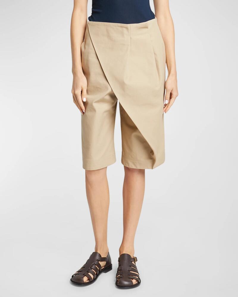 Loewe Draped Pleated Long Shorts Cover