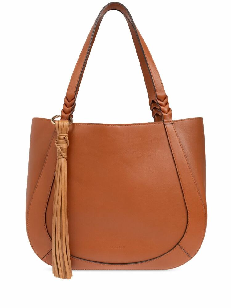 Ulla Johnson Tassel tote bag - Brown Cover