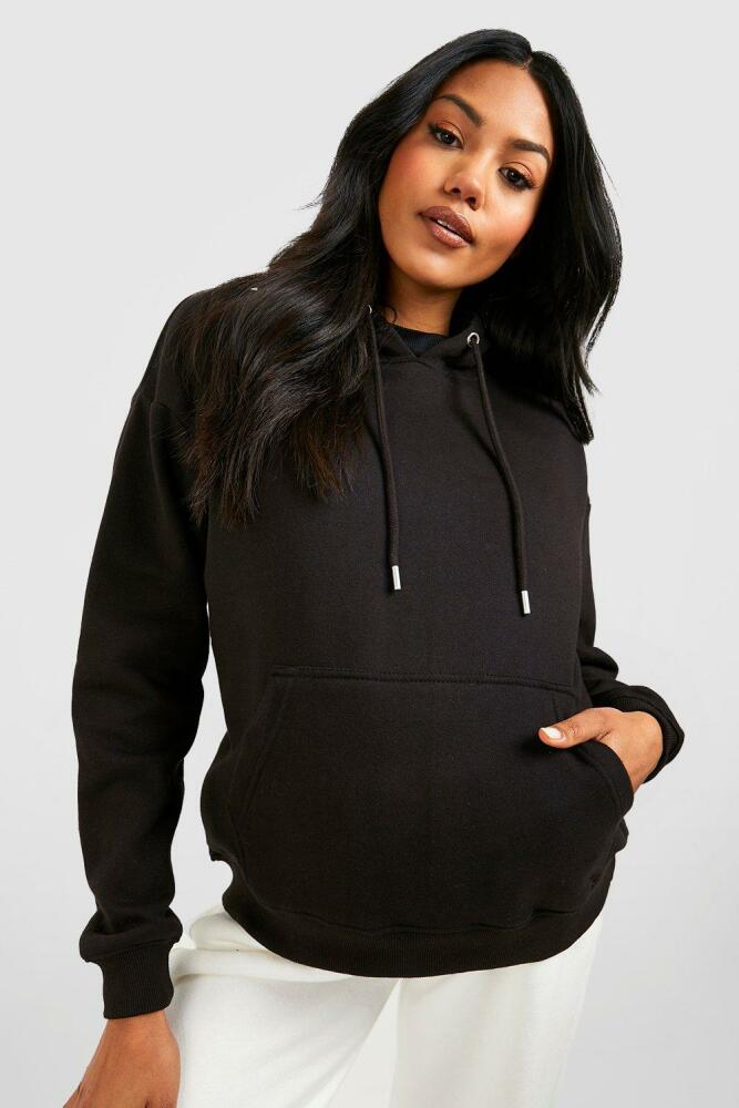 boohoo Womens Maternity Basic Hoodie - Black Cover