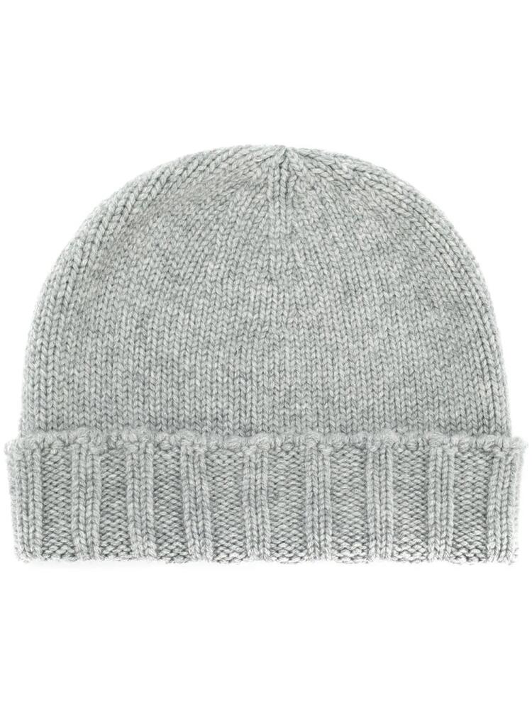 Drumohr cable knit beanie - Grey Cover