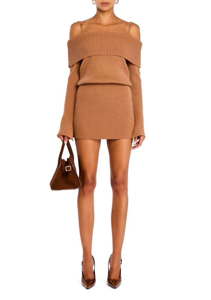 SER.O.YA Greta Sweater Dress in Camel Cover