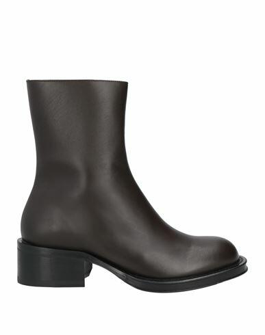 Lanvin Woman Ankle boots Dark brown Calfskin Cover