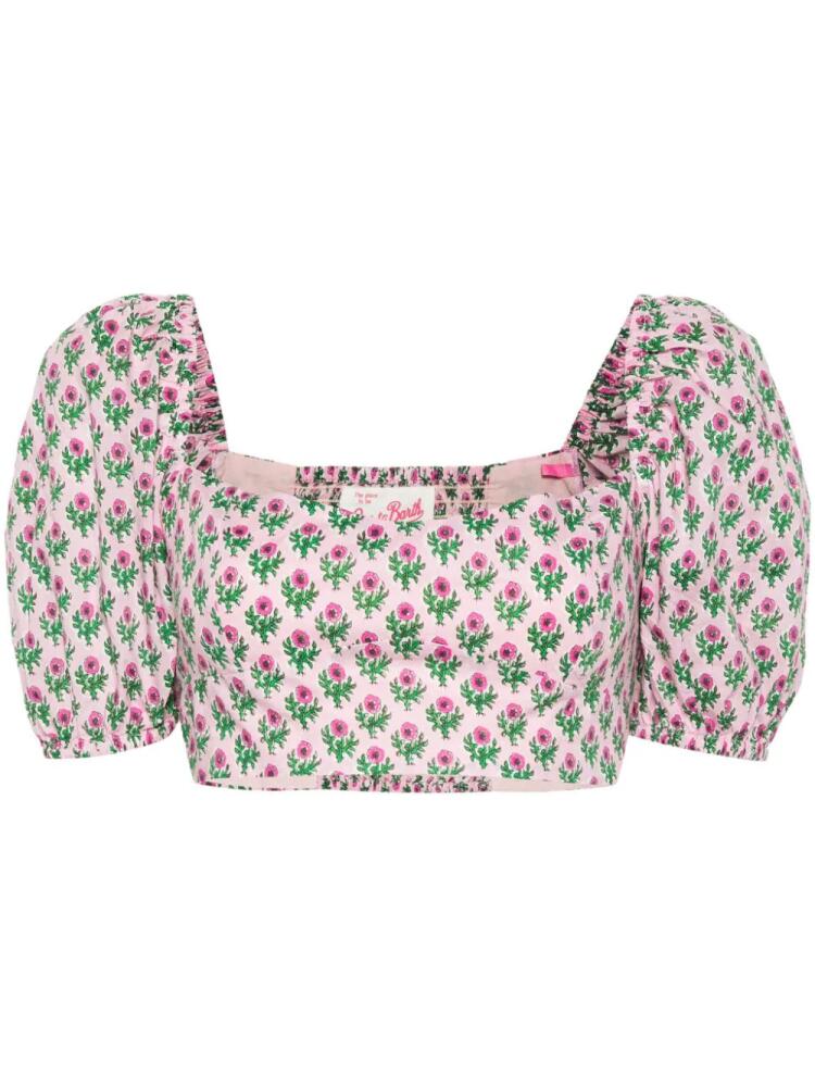 MC2 Saint Barth Delia cropped blouse - Pink Cover