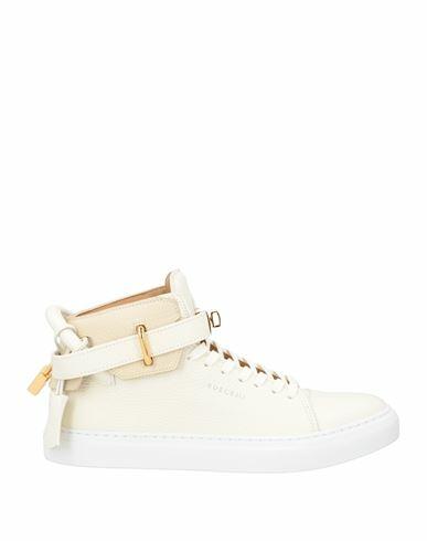 Buscemi Man Sneakers Cream Leather Cover