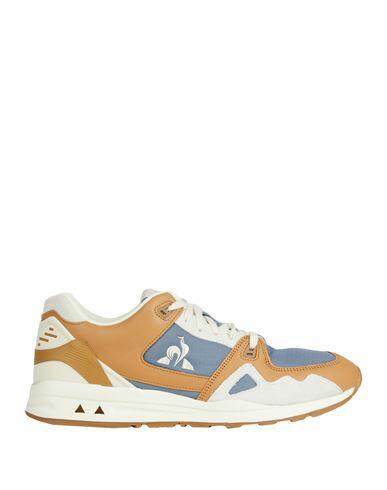 Le Coq Sportif Lcs R1000 Ripstop Man Sneakers Slate blue Soft Leather, Textile fibers Cover