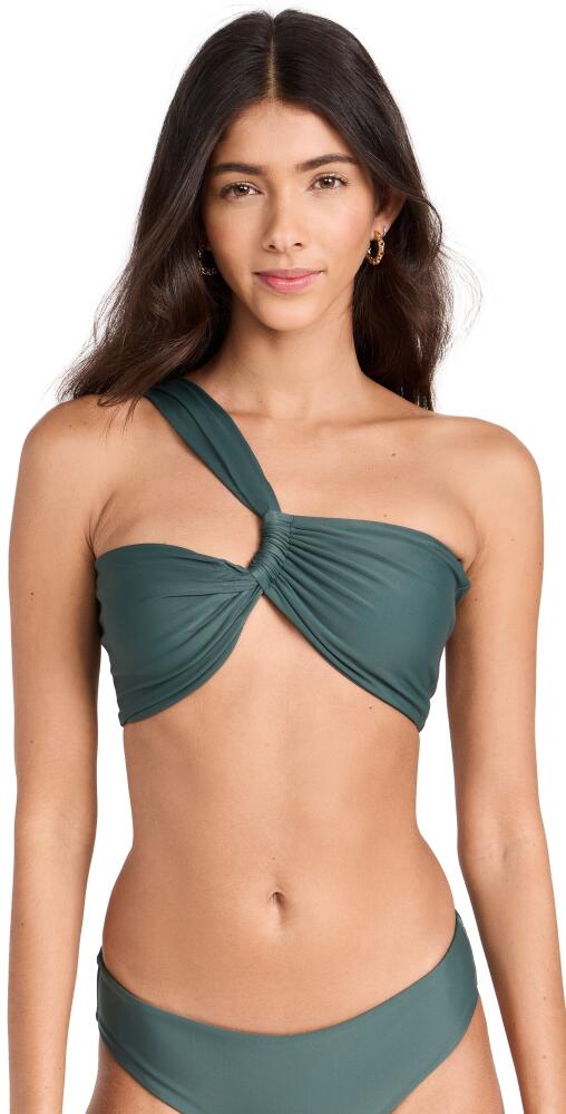 MIKOH Razo Bikini Top Petrol Cover