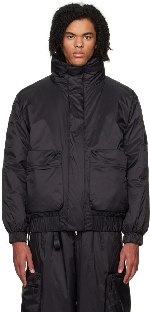 RAINS Black Vardo Puffer Jacket Cover