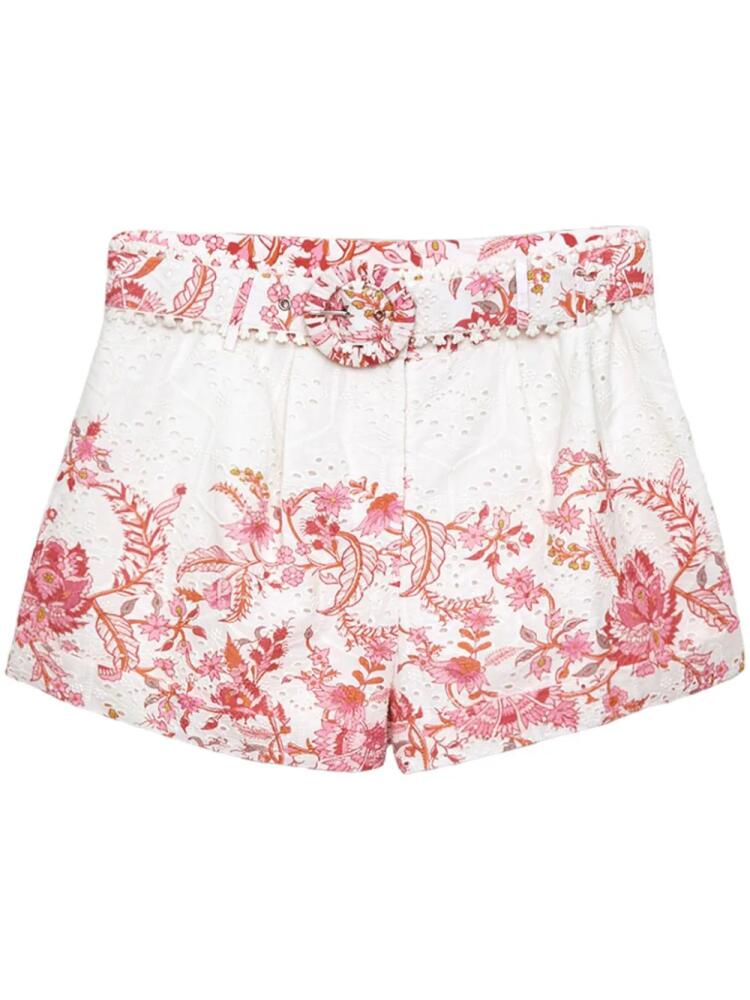 Hemant And Nandita broderie anglaise shorts - White Cover