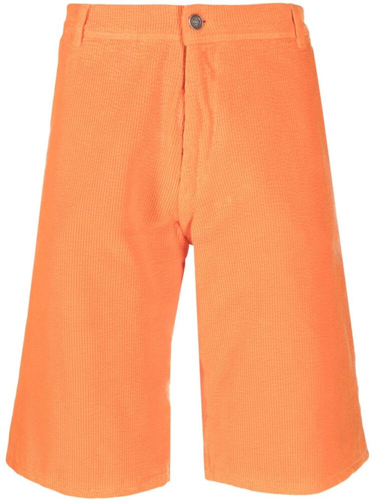 ERL knee-length corduroy shorts - Orange Cover