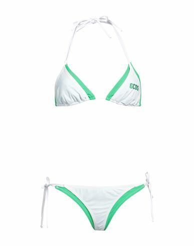 Gcds Woman Bikini Green Polyamide, Elastane Cover