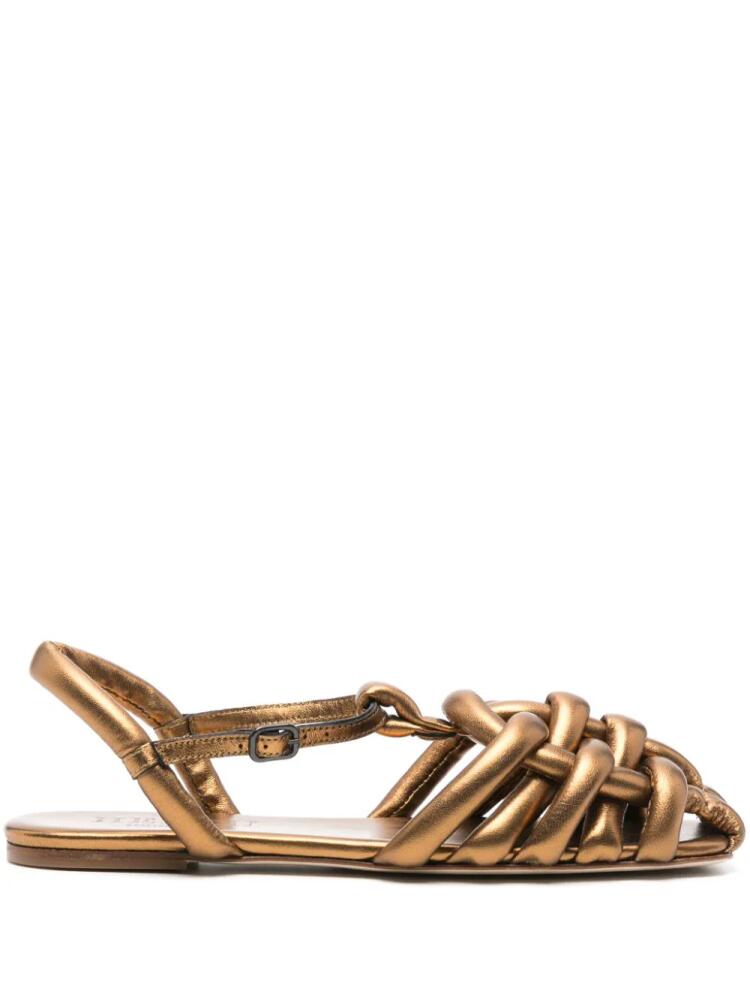 Hereu Cabersa Distressed sandals - Gold Cover