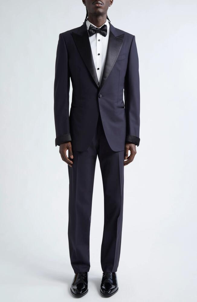 TOM FORD O'Connor Stretch Wool Tuxedo in Hb790 Ink Cover