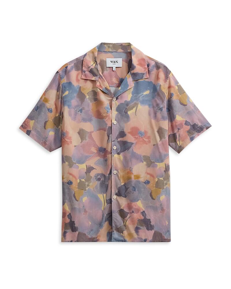 Wax London Didcot Relaxed Fit Short Sleeve Printed Button Front Camp Shirt Cover