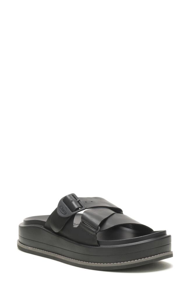 Chaco Townes Platform Crisscross Slide Sandal in Black Cover