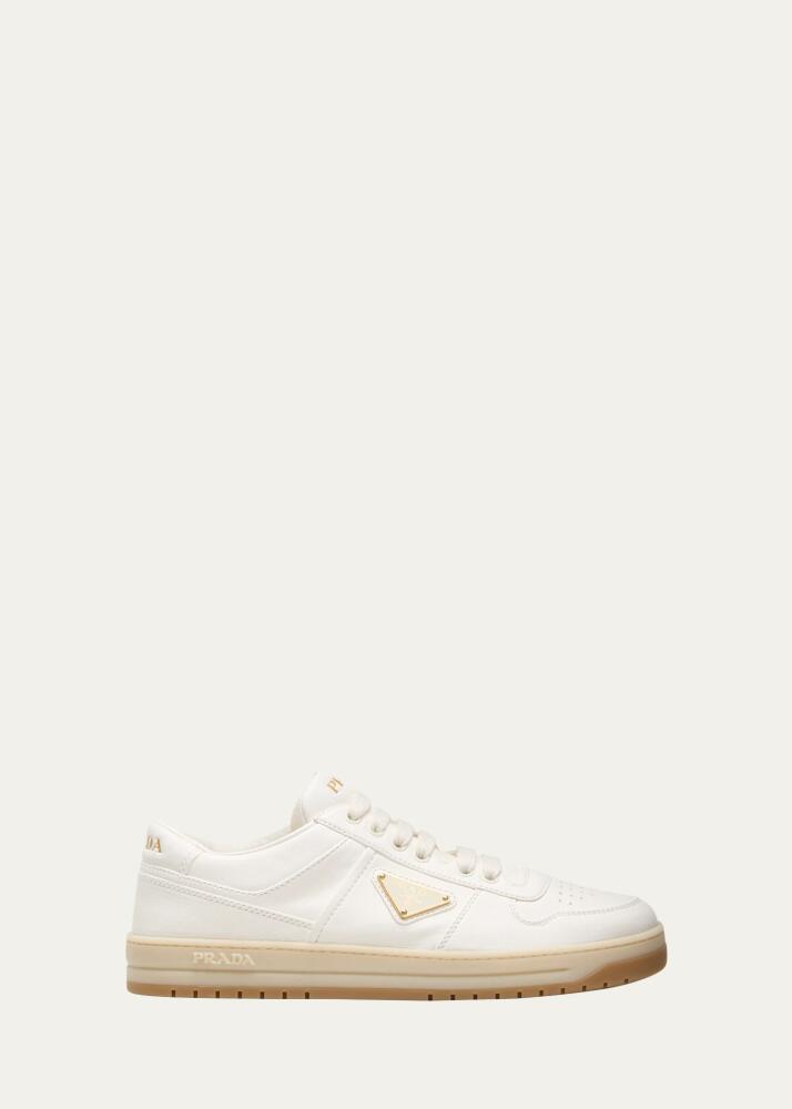 Prada Leather Low-Top Sneakers Cover