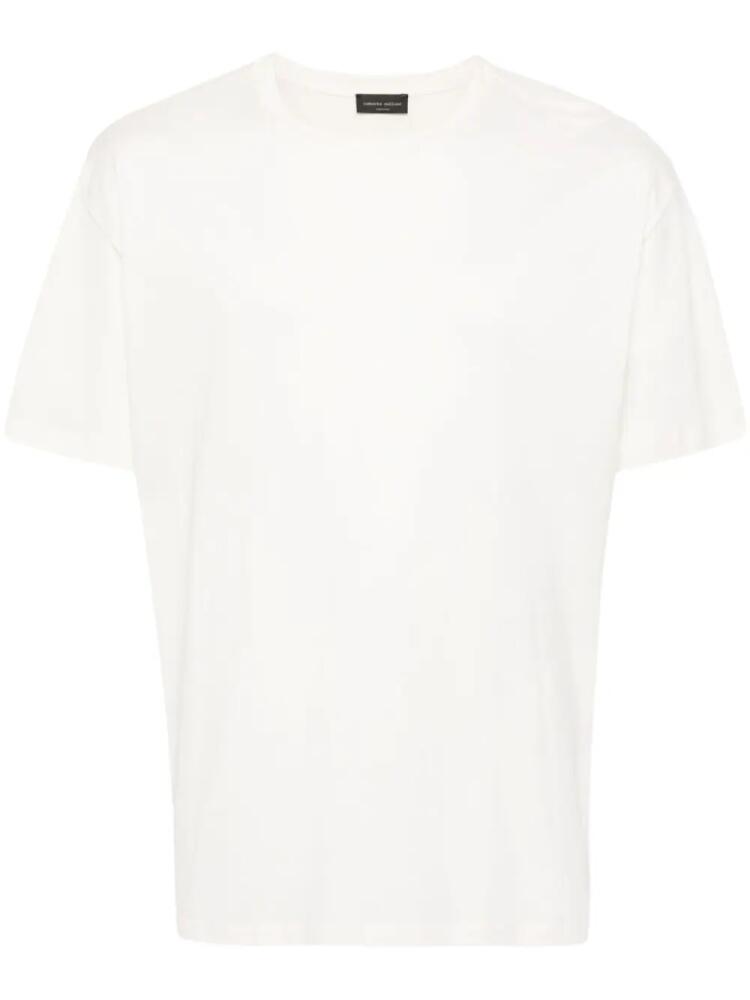 Roberto Collina short-sleeve cotton T-shirt - Neutrals Cover