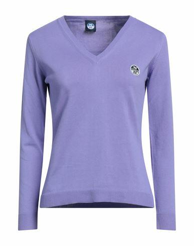 North Sails Woman Sweater Light purple Cotton Cover