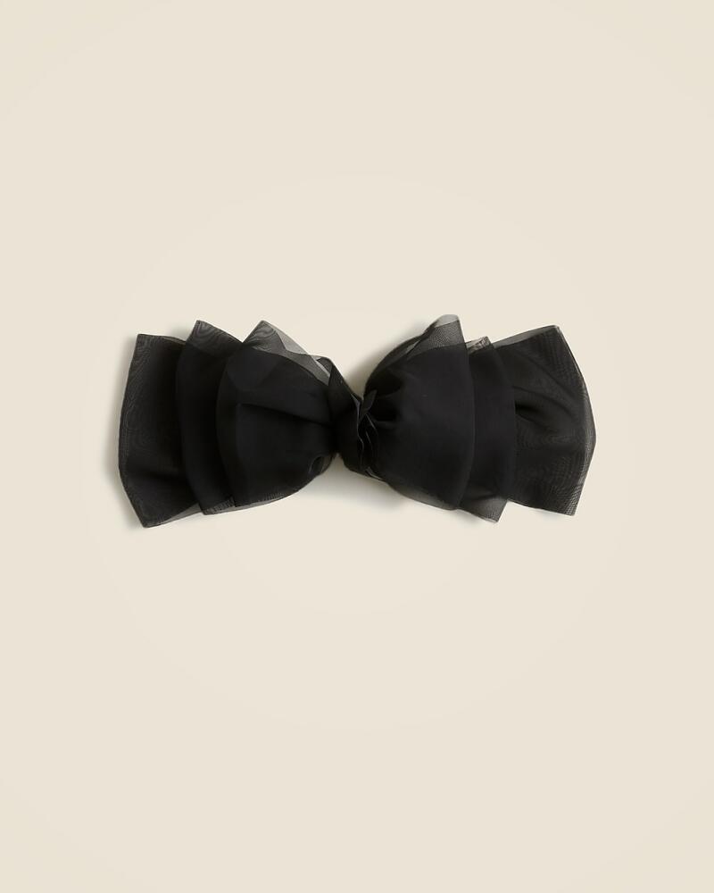 J.Crew Sheer organza bow hair clip Cover