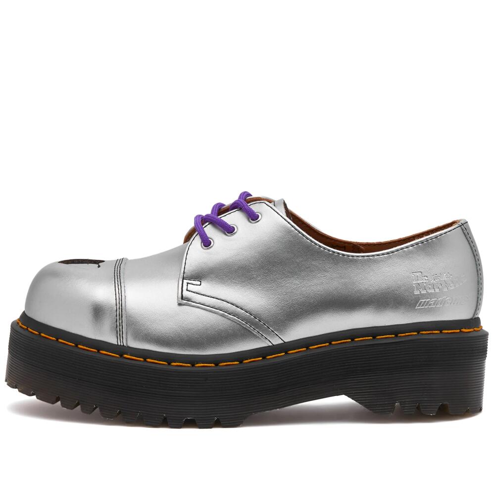 Dr. Martens Women's x MadeMe 1461 Quad in Silver Alumix Cover