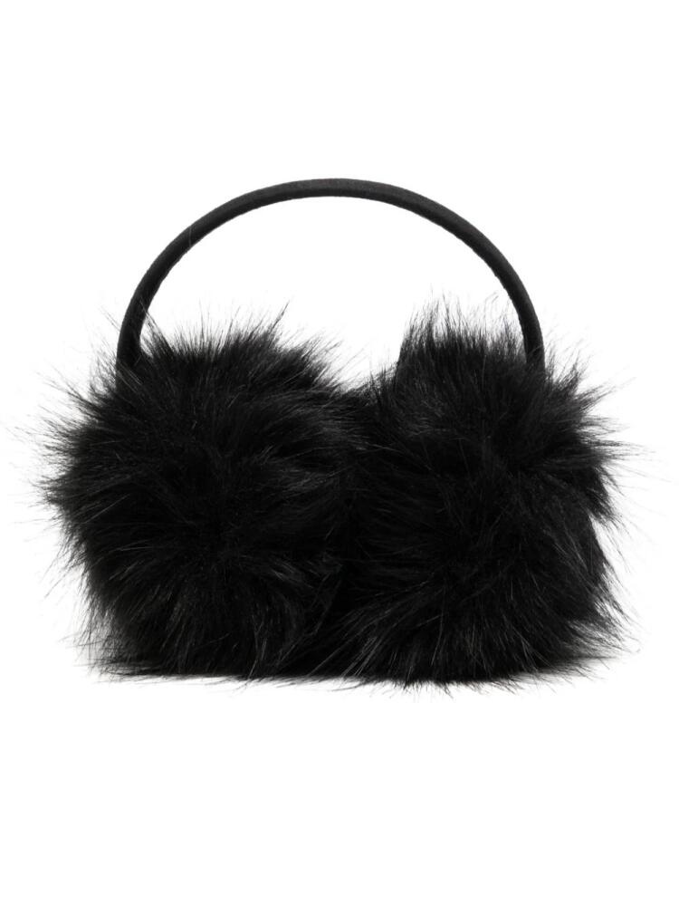 Unreal Fur faux-fur earmuffs - Black Cover