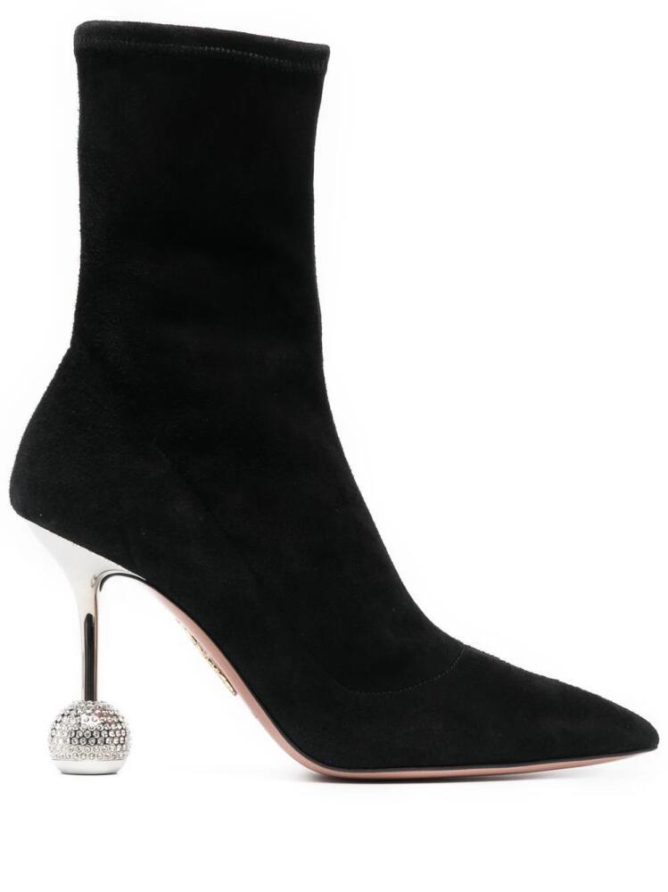 Aquazzura Yedhi disco ball 170mm boots - Black Cover