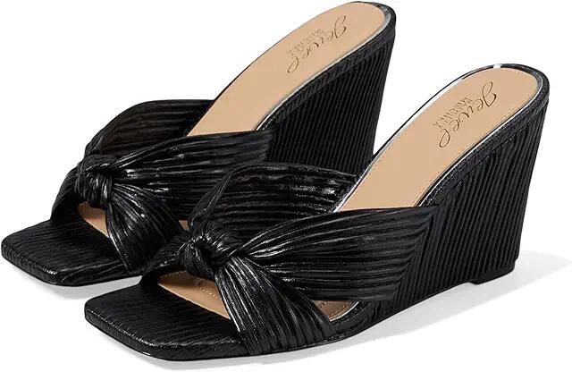 Jewel Badgley Mischka Hype (Black Fabric) Women's Sandals Cover